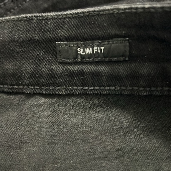 KENNETH COLE Men Slim Fit, Stretch Black Demin - Picture 5 of 13